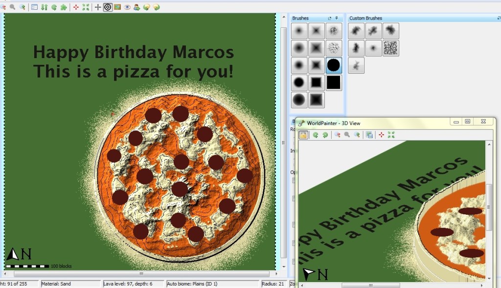 Marcos FB pizza